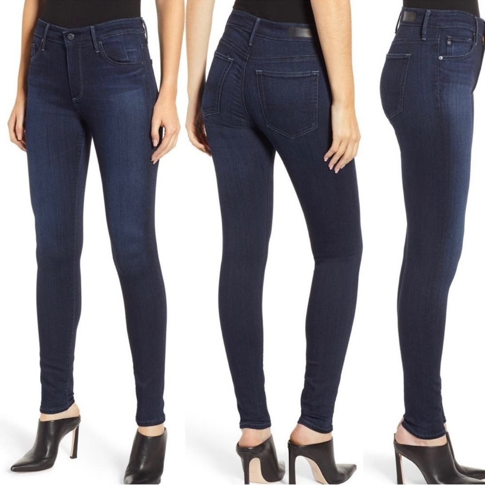 AG ADRIANO GOLDSCHMIED Women’s 32 Farrah High Rise Skinny Cloud Soft Denim
